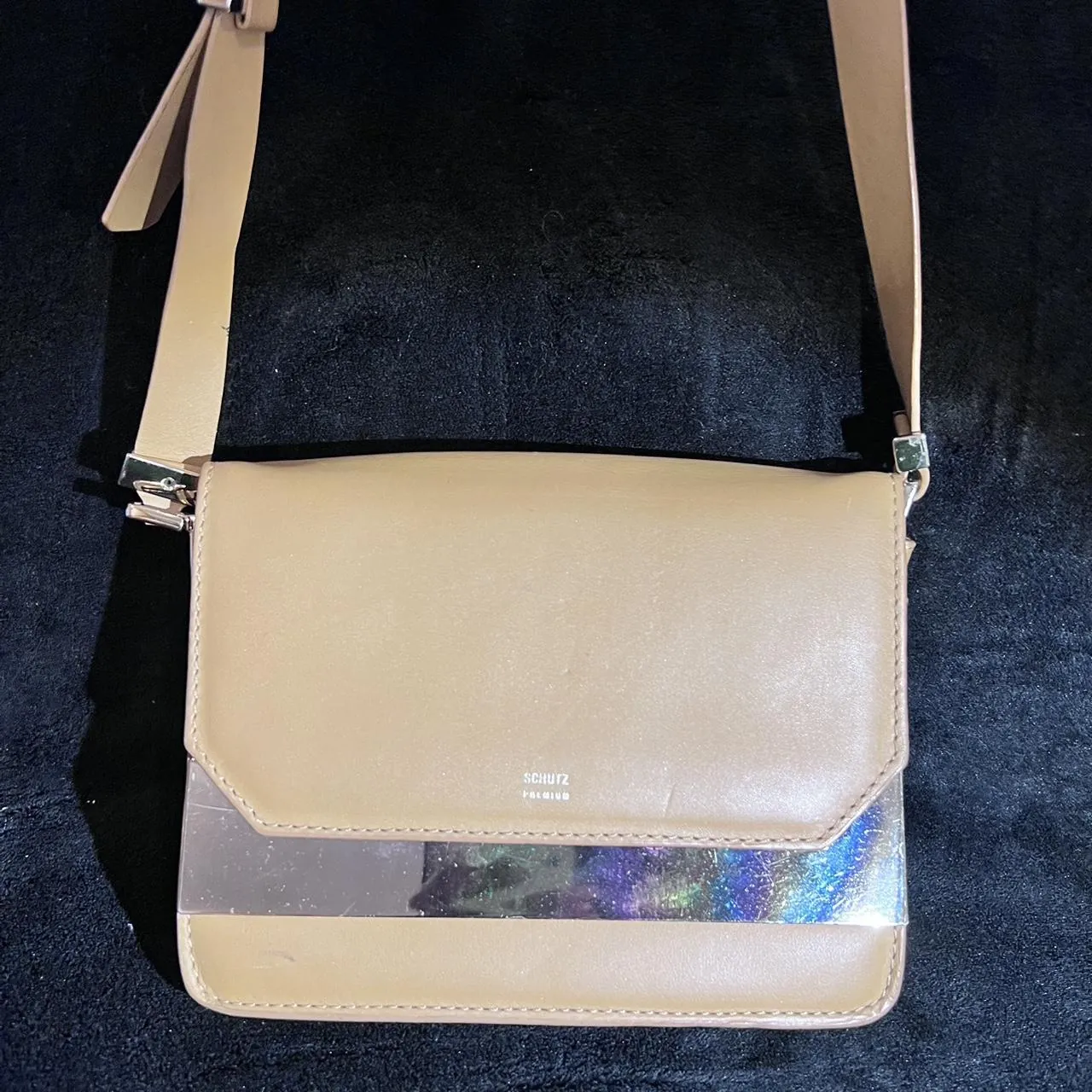 Shutz Beige Shoulder Purse, photo 1 of 4