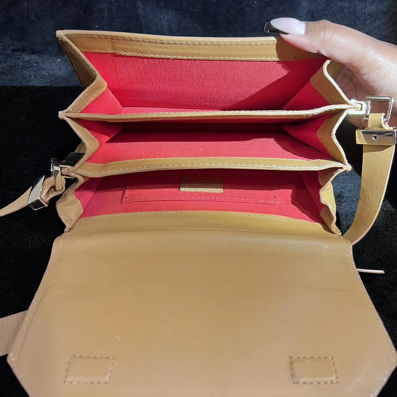 Shutz Beige Shoulder Purse, photo 3 of 4