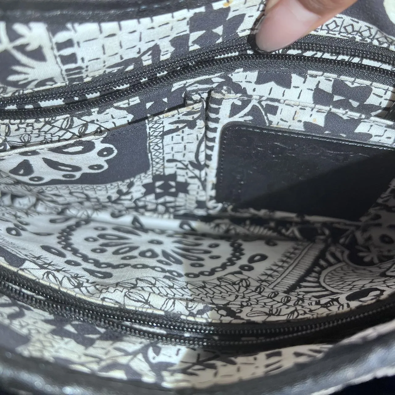 Brighton Black Leather and Straw Clutch Bag, photo 3 of 3