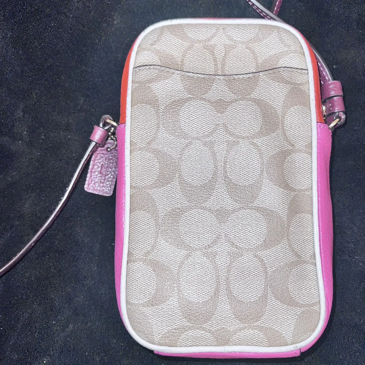 Coach Pink Multicolor Crossbody Purse, photo 2 of 4