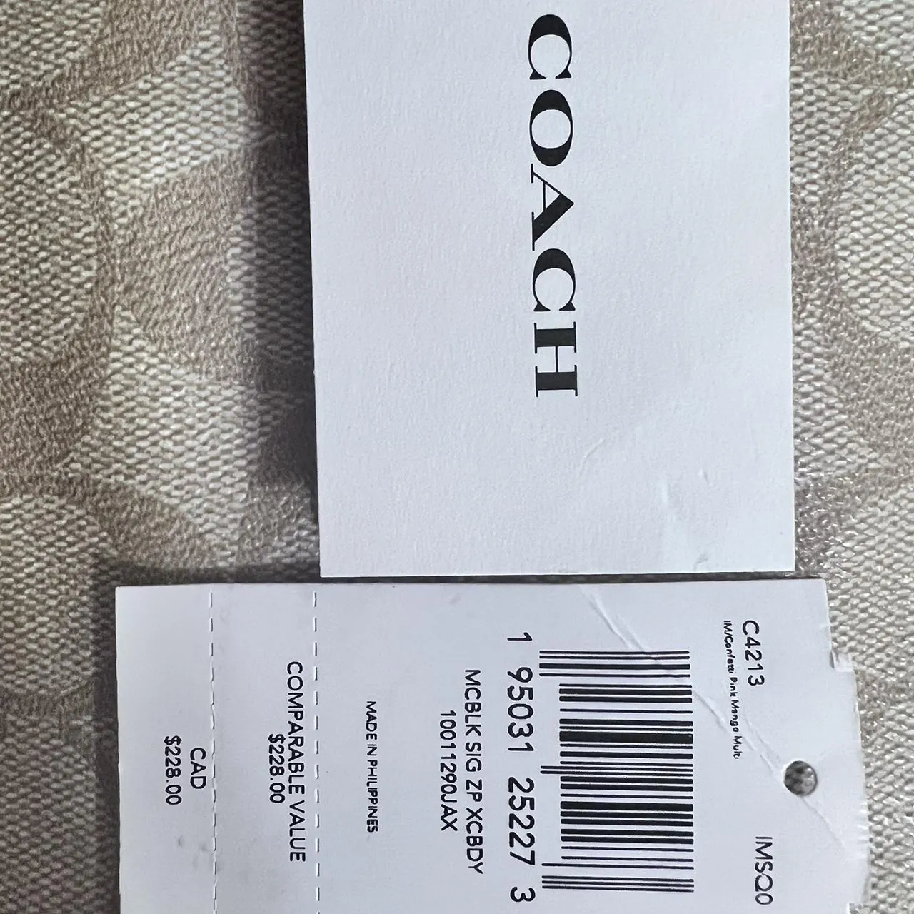 Coach Pink Multicolor Crossbody Purse, photo 4 of 4