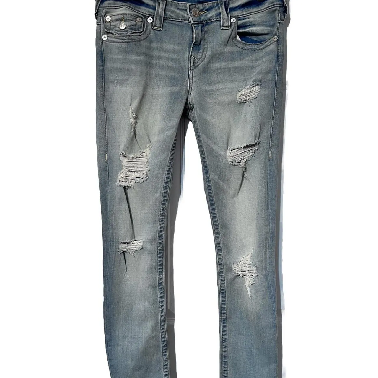 True Religion Jeans Stella Low Rise Skinny Blue, photo 1 of 8