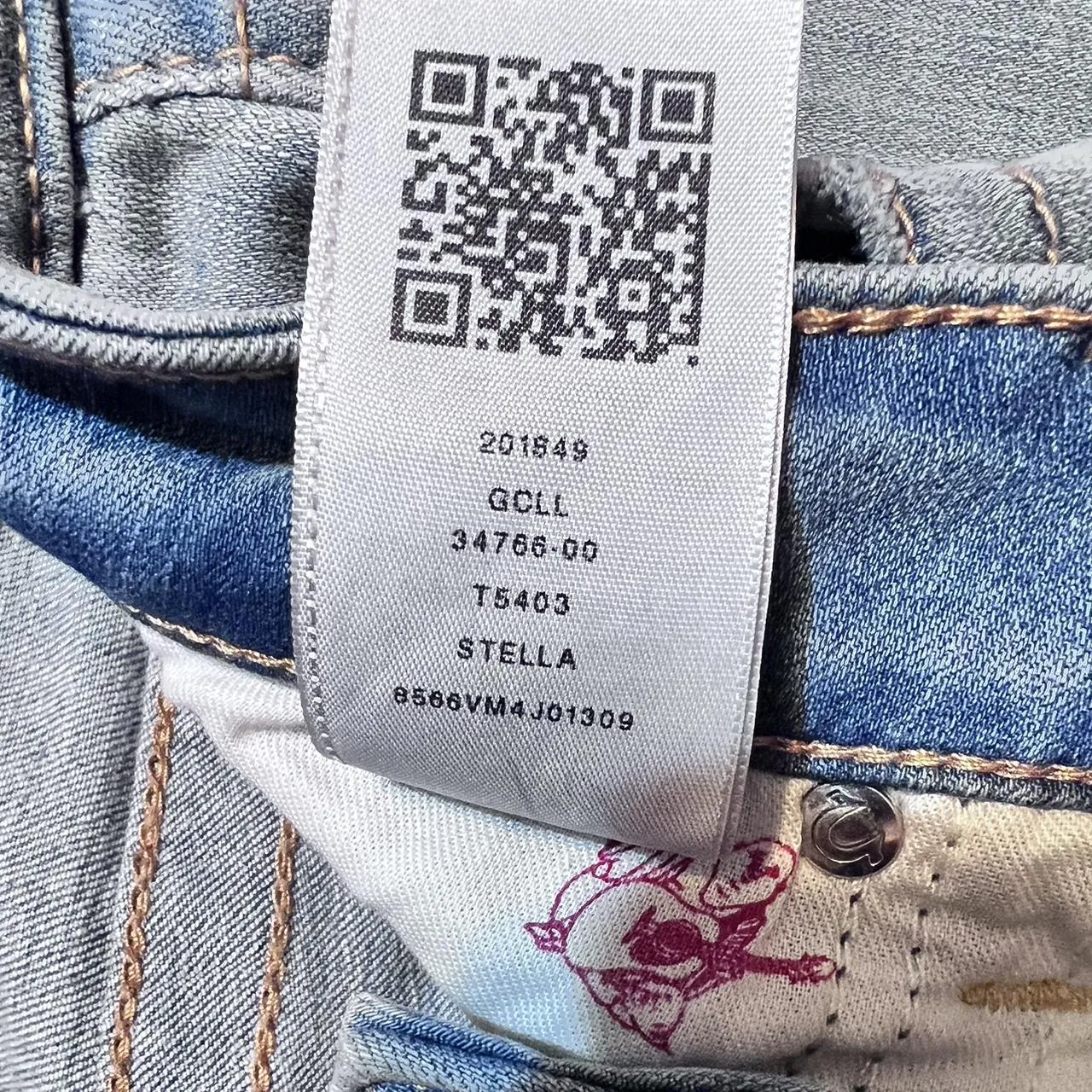 True Religion Jeans Stella Low Rise Skinny Blue, photo 7 of 8