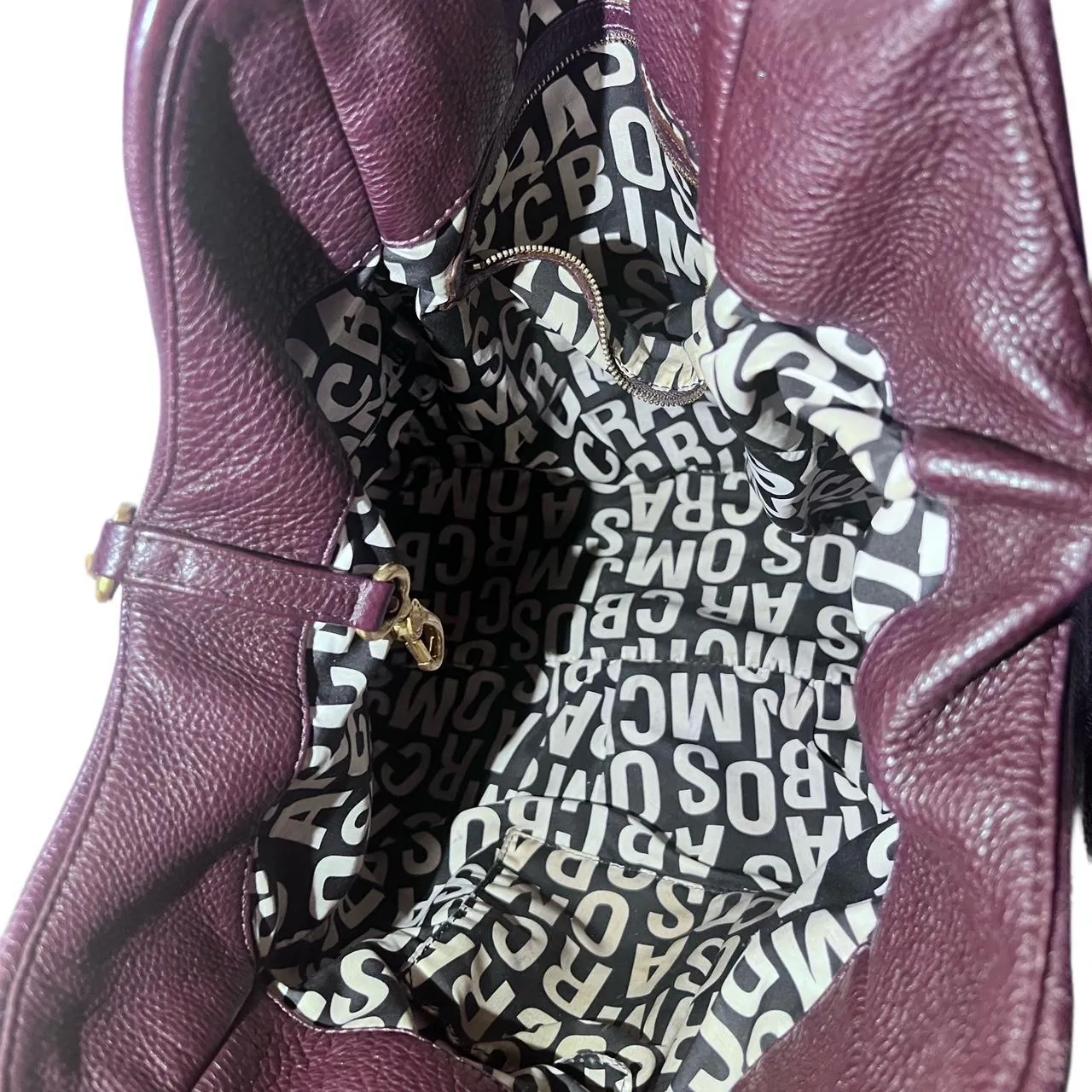 Vintage Marc by Marc Jacobs Burgundy Leather Bag, photo 4 of 6