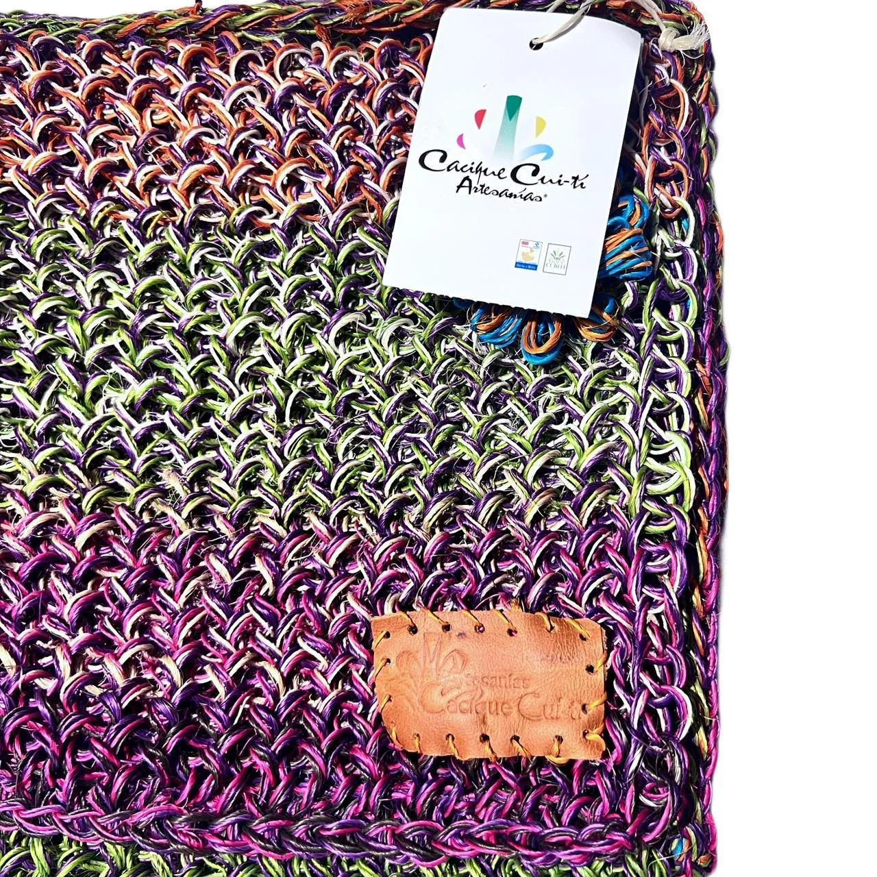 Cacique Cui-te Handmade Multicolored Purse, photo 3 of 4