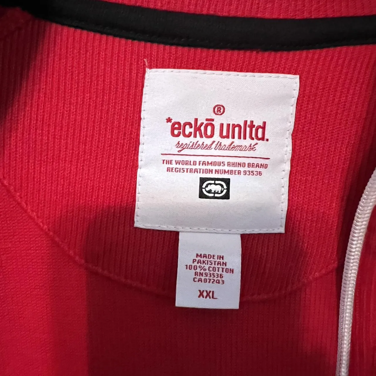 Vintage Ecko Unltd Red Zip Up Jacket, photo 4 of 4