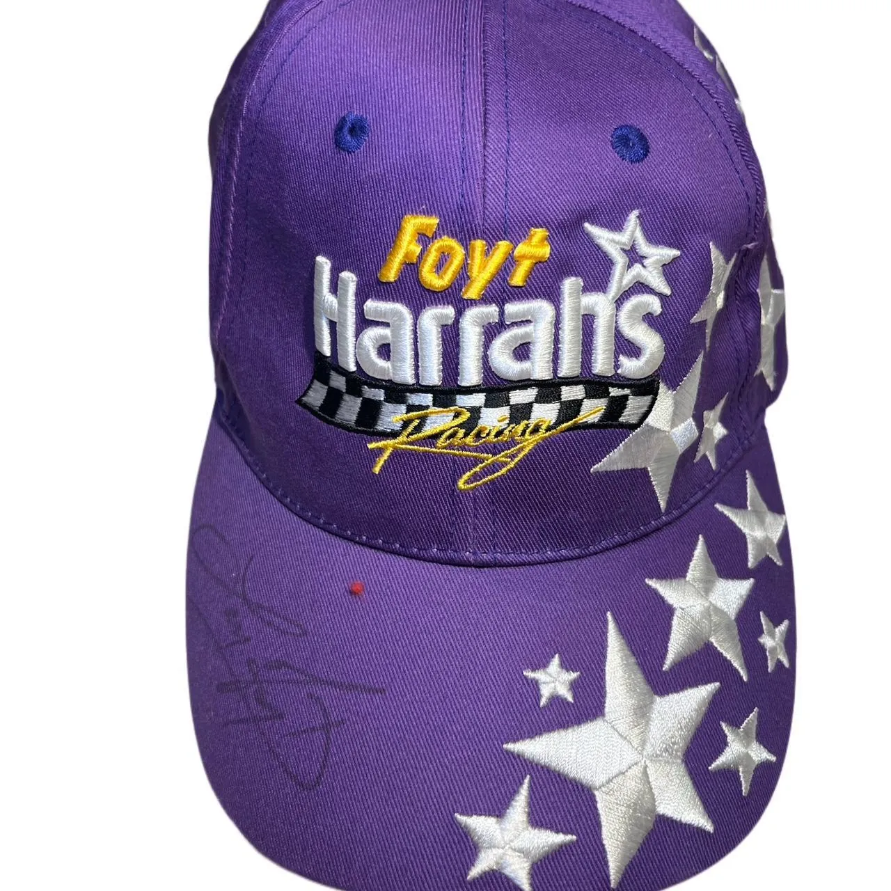Vintage Larry Foyt Harrah’s Racing Cap, photo 1 of 5