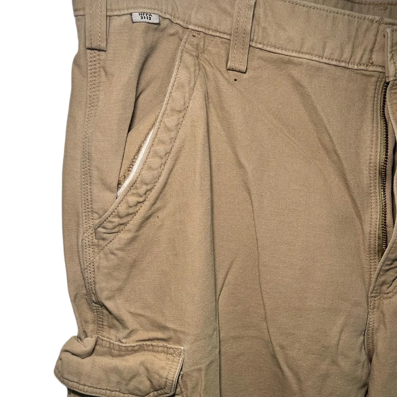 Vintage Carhartt Khaki Cargo Pants, photo 4 of 5