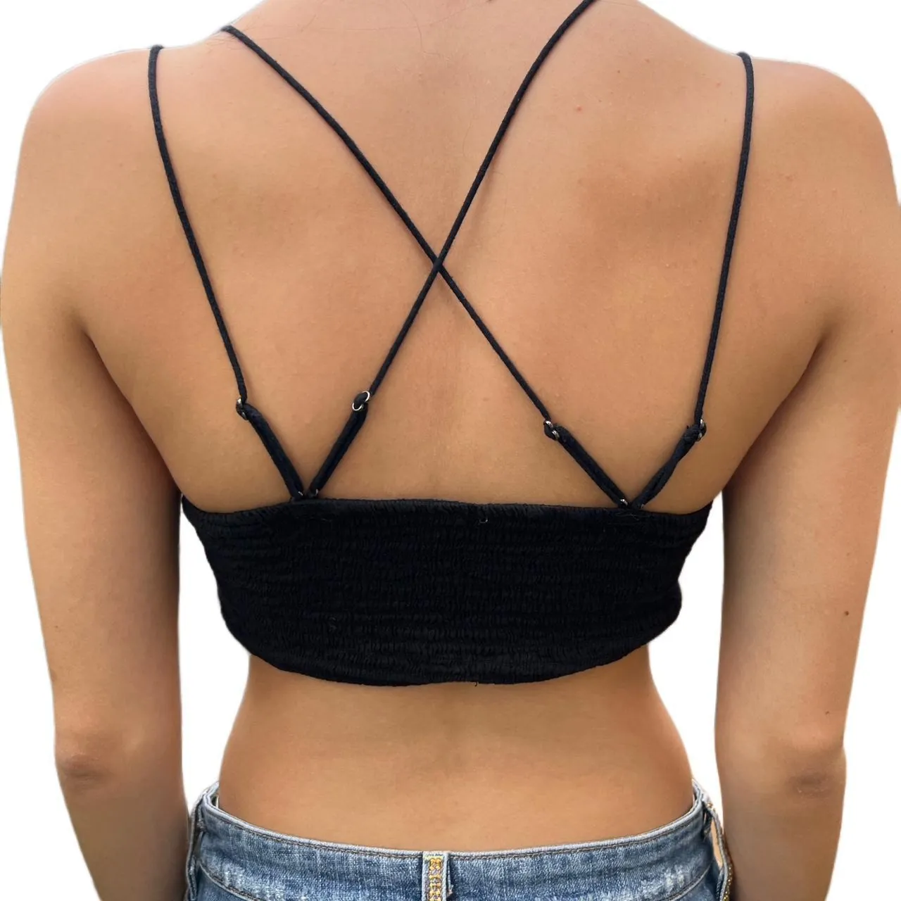 Free People Black Lace Bralette, photo 2 of 3