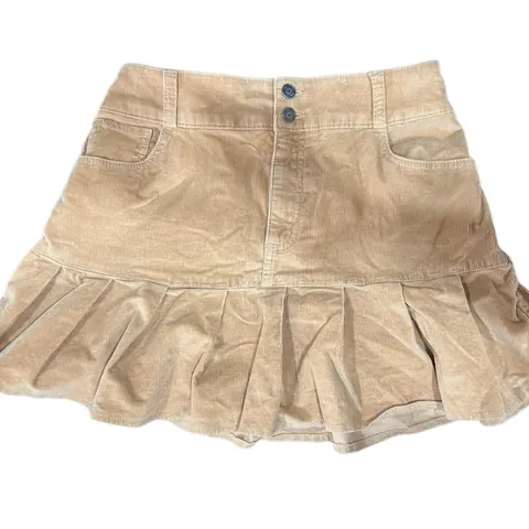 Hollister Cotton Pleated Mini Skirt