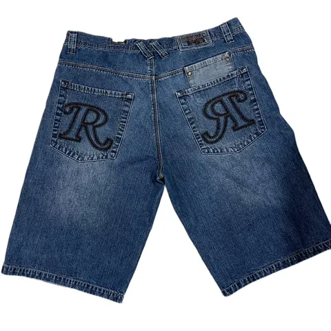 Infringement Raider Vintage “R” Jean Shorts