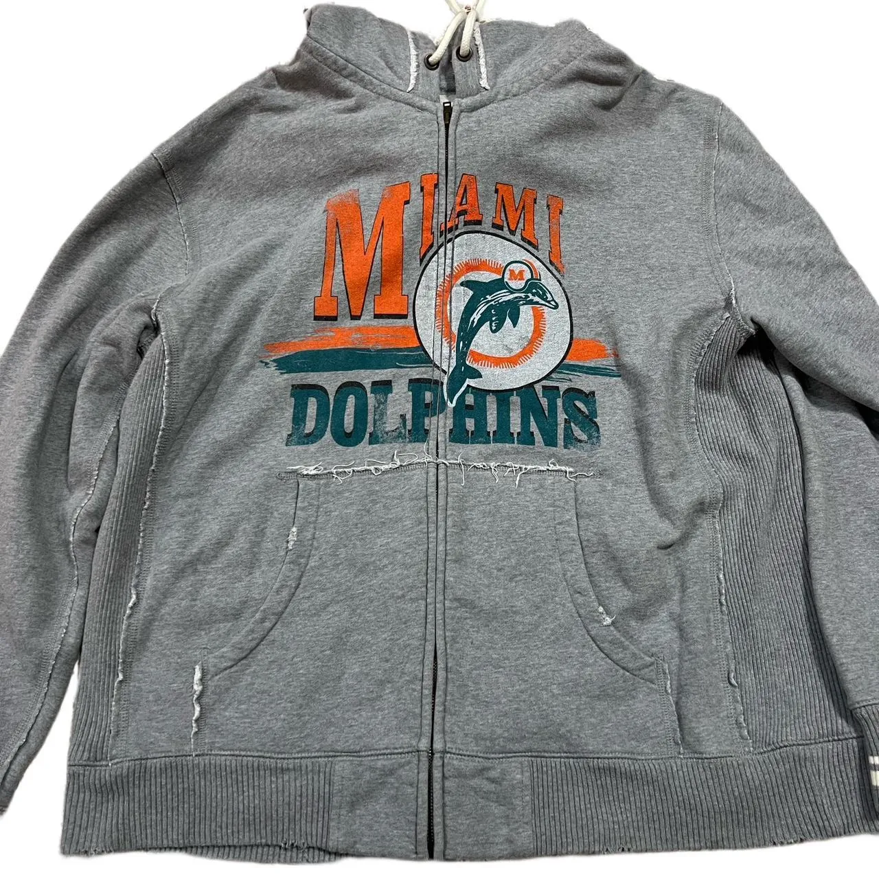 Vintage Miami Dolphins Distressed Jacket, photo 2 of 3