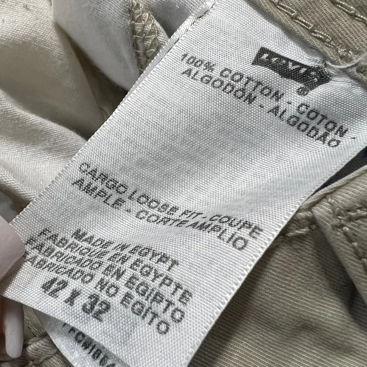 Levi’s Beige Cargo Pants, photo 6 of 6