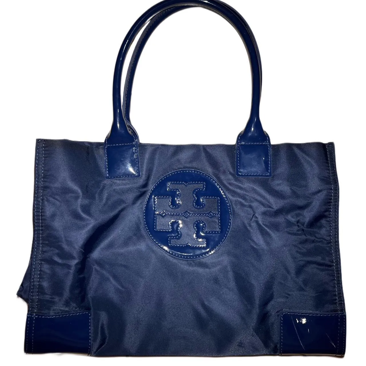 Tory Burch Navy Nylon Tote, photo 1 of 4