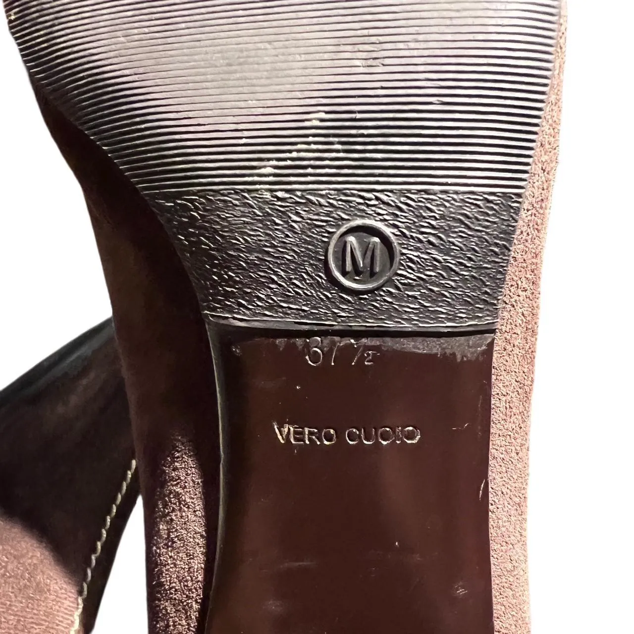 Prada Vintage Suede Pointed Toe Pumps, photo 4 of 4