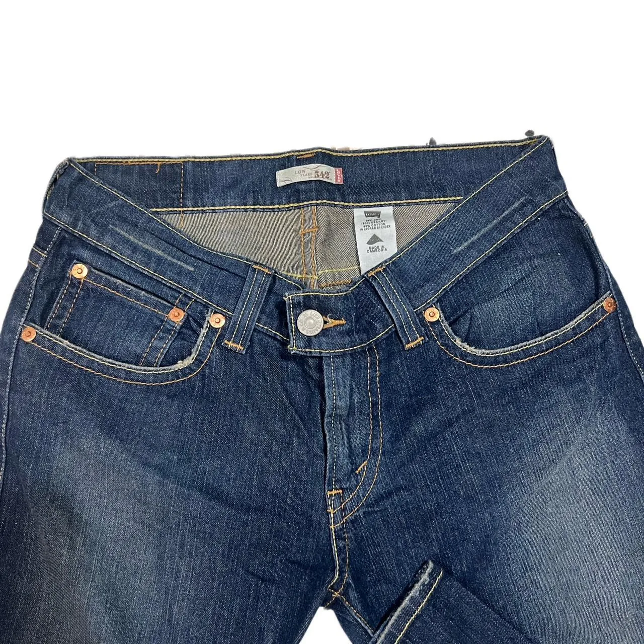 Vintage Levi’s Low Flare 542 Jeans, photo 3 of 5