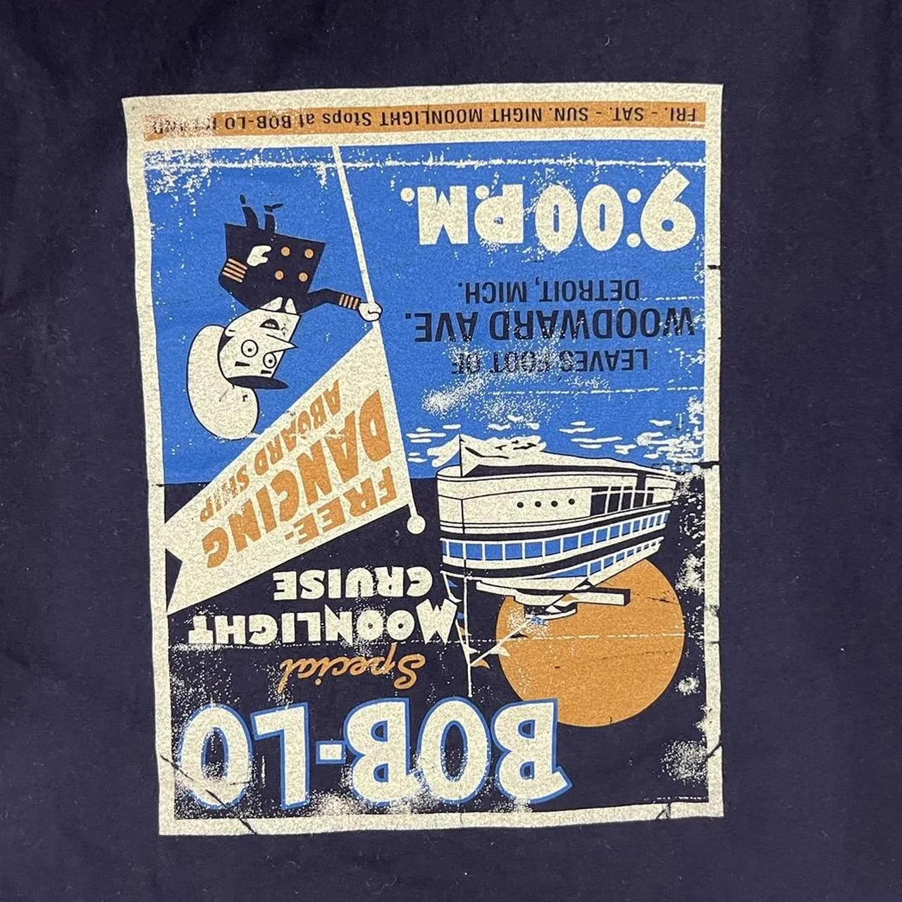Vintage Bob-Lo Detroit Blue Moon Shirt, photo 4 of 5