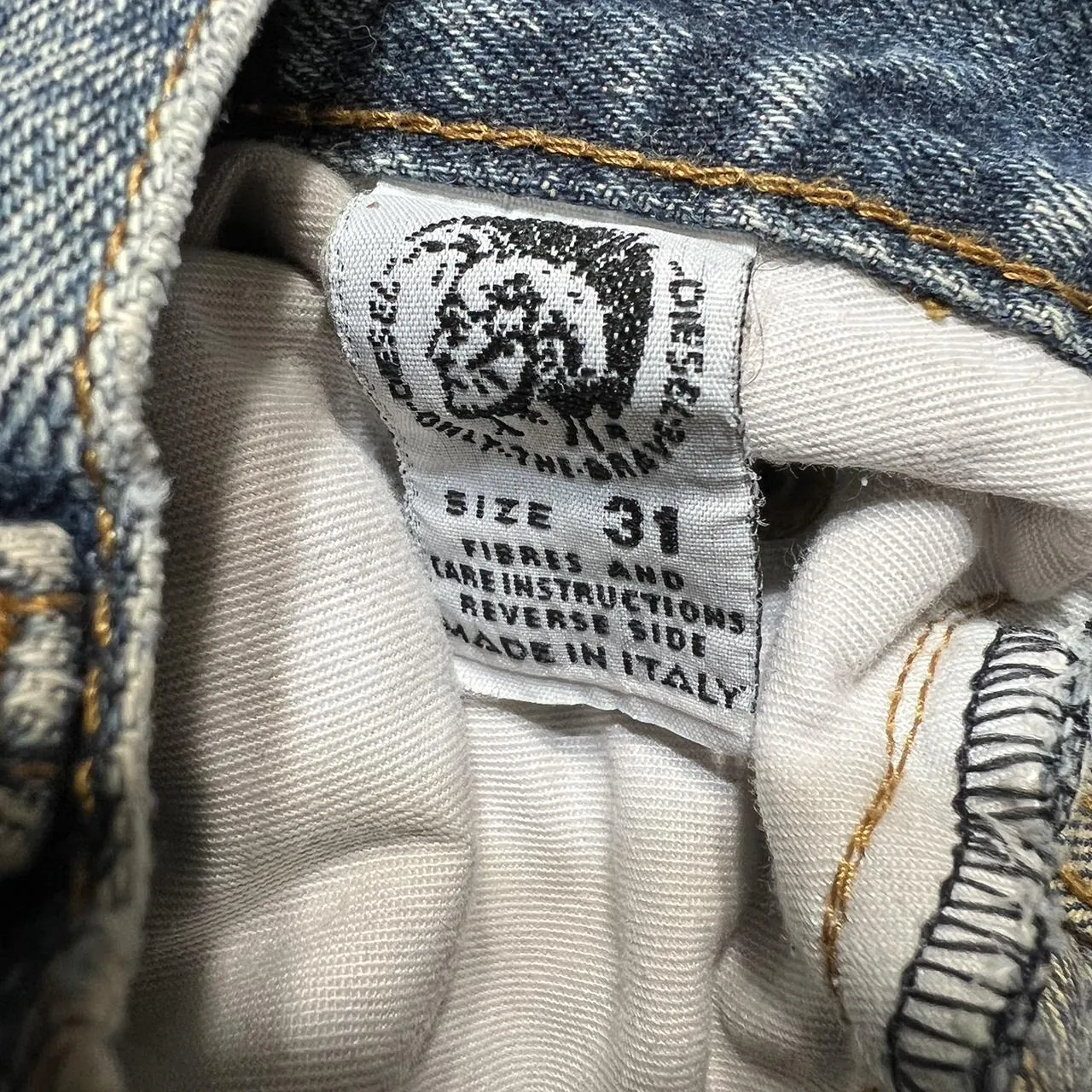 Vintage Diesel Industry Dark Wash Jeans, photo 7 of 7
