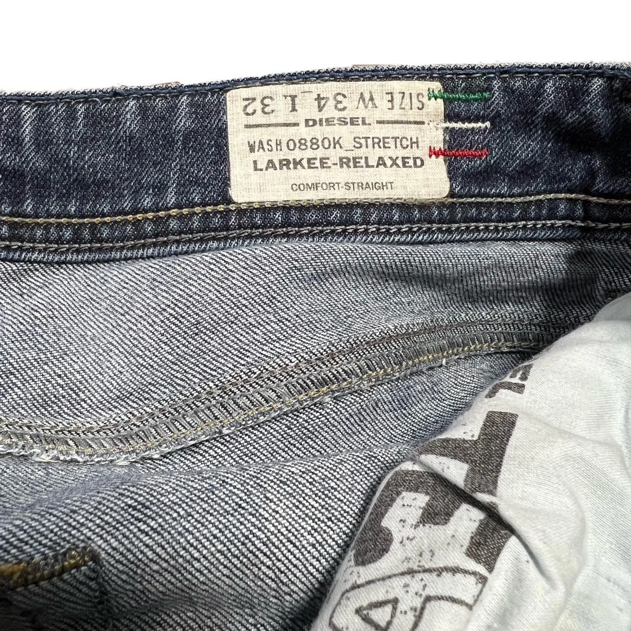 Vintage Diesel Industry Larkee-Relaxed Straight Jeans, photo 6 of 7