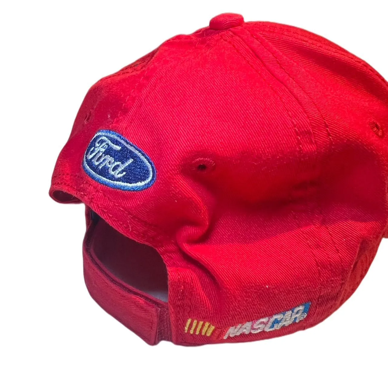Vintage Nascar Ford Racing Red Cap, photo 3 of 3