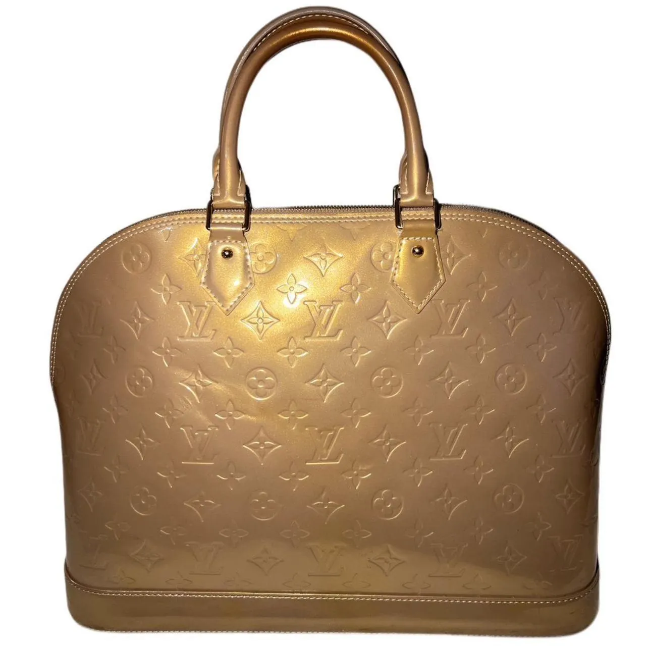 Louis Vuitton Vert Olive Monogram Vernis Alma GM Bag, photo 2 of 8