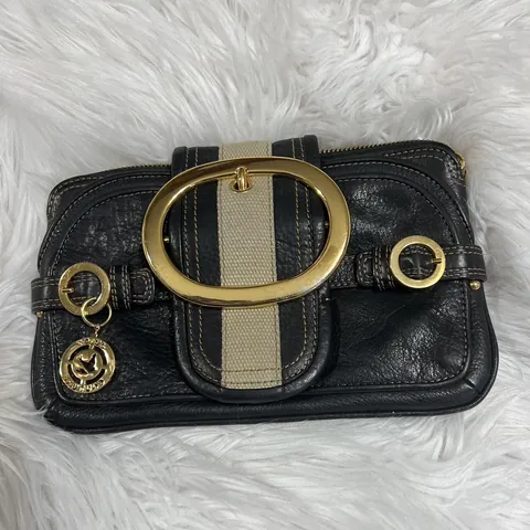 Vintage Juicy Couture Leather Buckle Clutch Bag