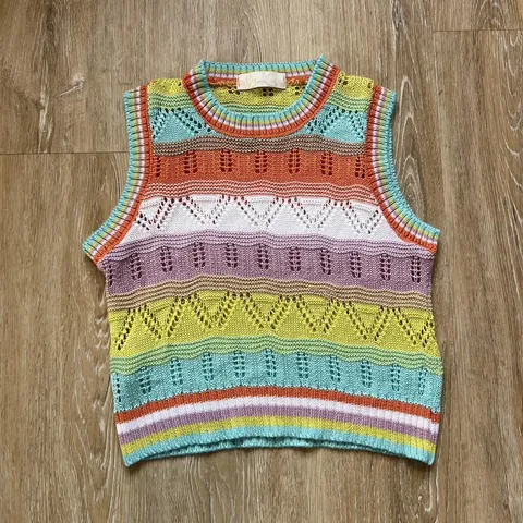 B. Fly Multi-coloured Knitted Sweater Vest