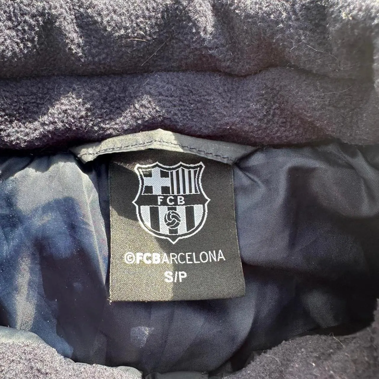 FCB “Barca” Barcelona Black Puffer Jacket, photo 5 of 6