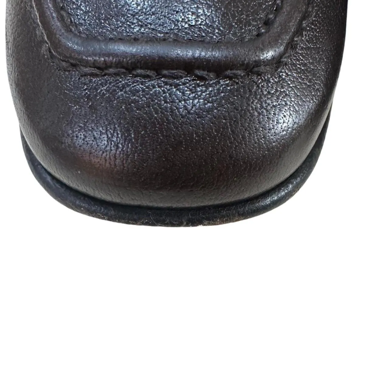 Bally Leather Flats/ Loafers with Silver Buckle, photo 3 of 5