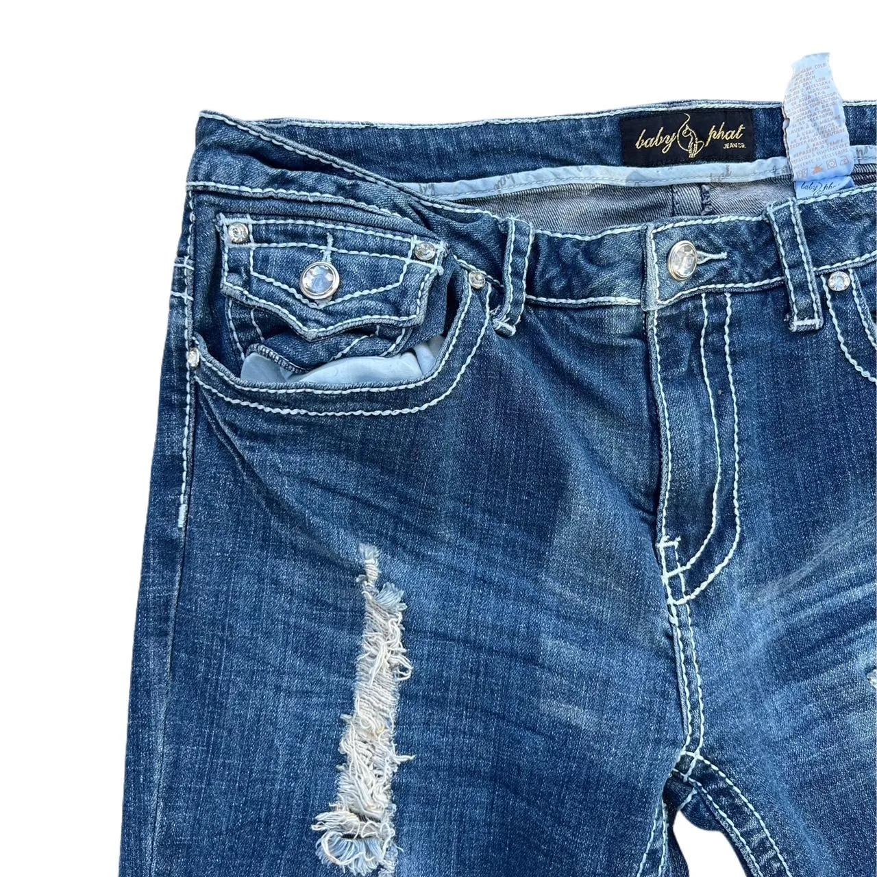 Vintage Baby Phat Distressed Jeans, photo 4 of 6