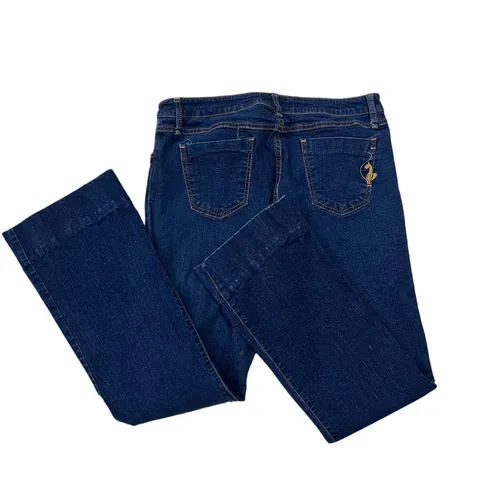 Vintage Baby Phat Fashion Silver Label Dark Wash Straight Jeans