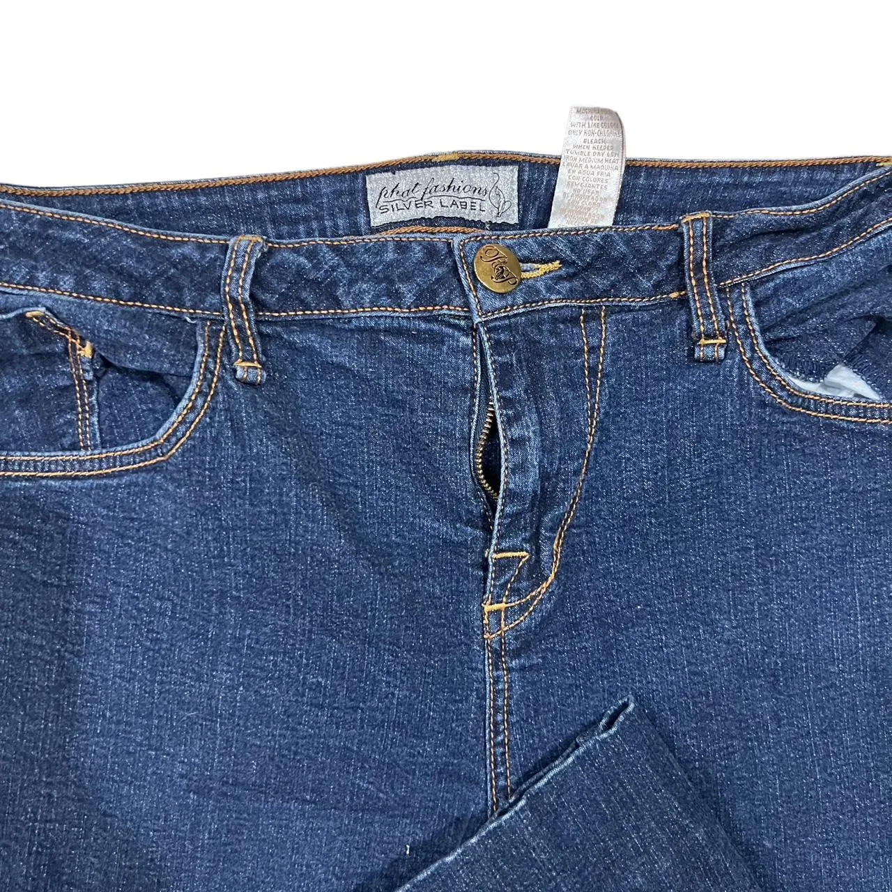Vintage Baby Phat Fashion Silver Label Dark Wash Straight Jeans, photo 3 of 5