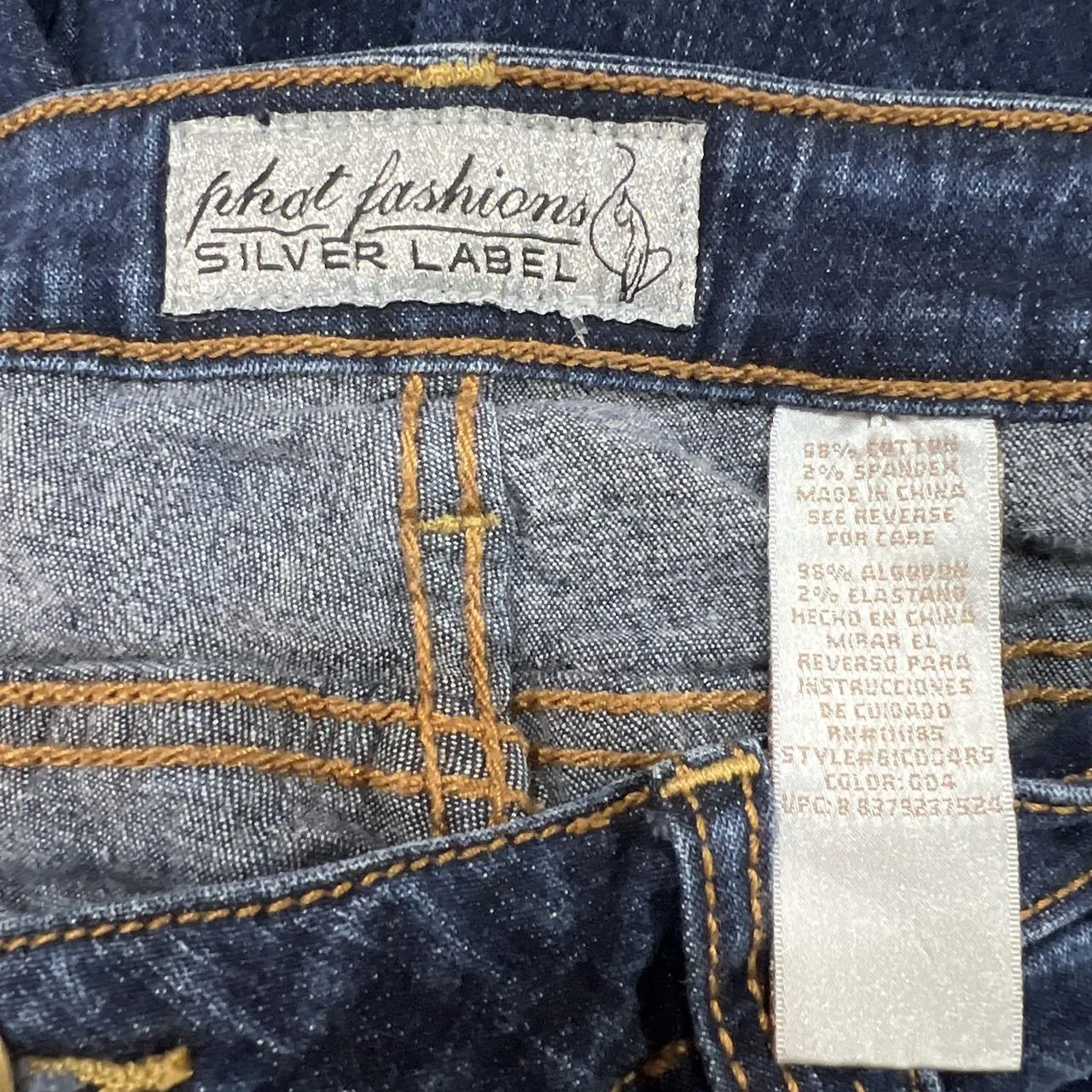 Vintage Baby Phat Fashion Silver Label Dark Wash Straight Jeans, photo 5 of 5