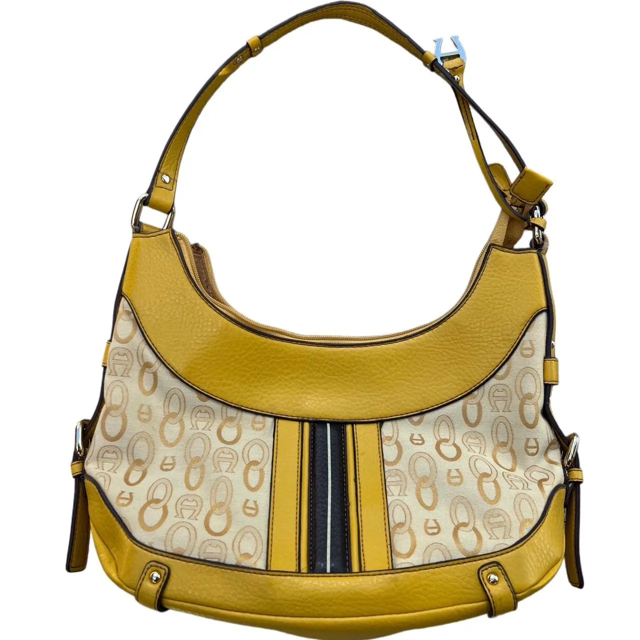 Vintage Etienne Agner Yellow Y2K Shoulder Bag, photo 1 of 5