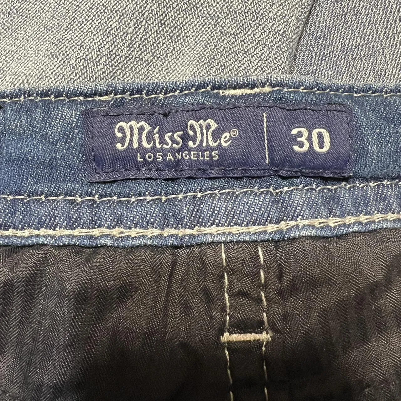 Vintage Miss Me Skinny Low Rise Capri Jeans with Embroidery, photo 5 of 5