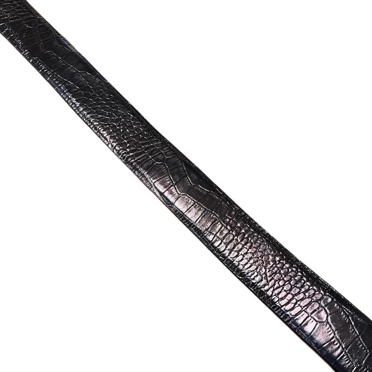 W.Kleinberg Embossed Croc Calf Leather Belt, photo 4 of 6