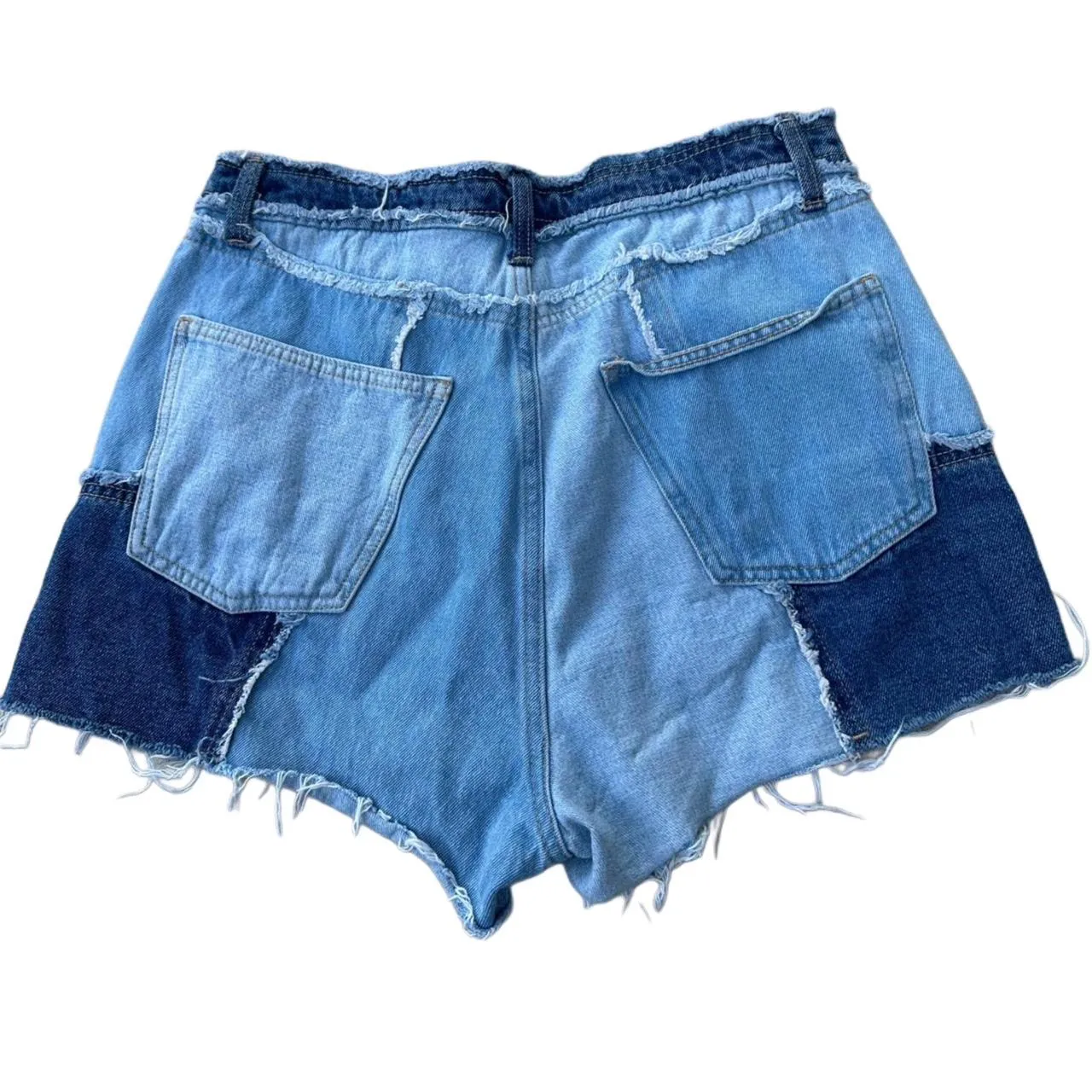 Wild Fable Patchwork Denim Shorts, photo 2 of 5