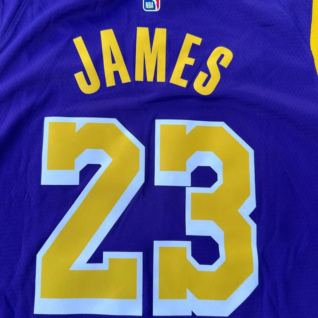 Nike LeBron James Lakers Vaporknit Jersey Statement Edition, photo 3 of 4