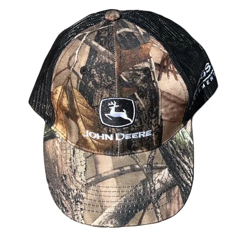 John Deere Full Camo Trucker Hat