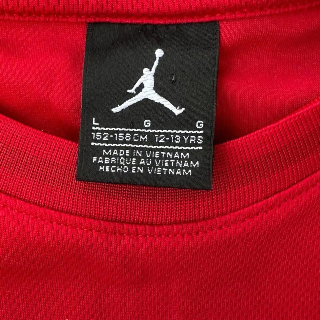 Micheal Jordan #23 Air Jordan 1982 Red Jersey, photo 6 of 6