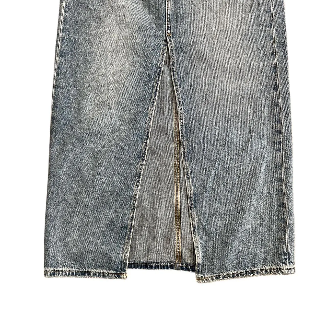Extremely Rare Vintage Levi’s Big E Denim Maxi Skirt, photo 3 of 5