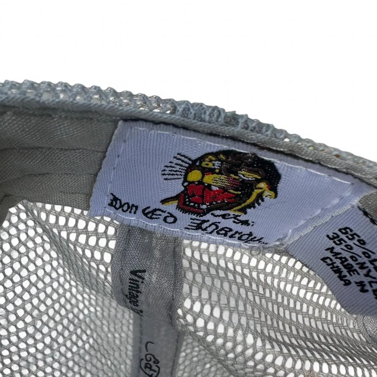 Vintage Y2K Ed Hardy Grey Skull Tracker Hat, photo 4 of 4