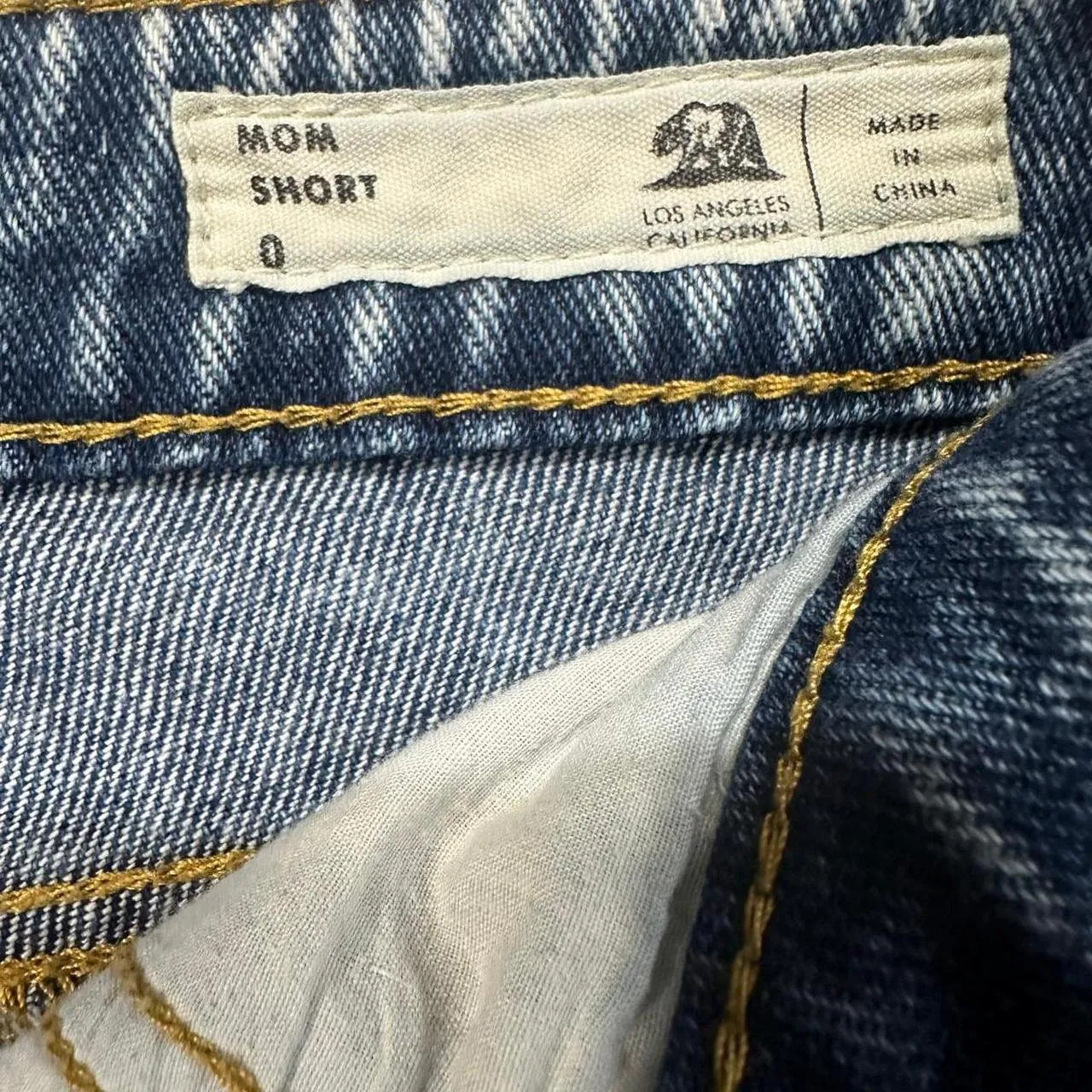 Bullhead Denim Distressed Bleach Dyed Denim Shorts, photo 3 of 4