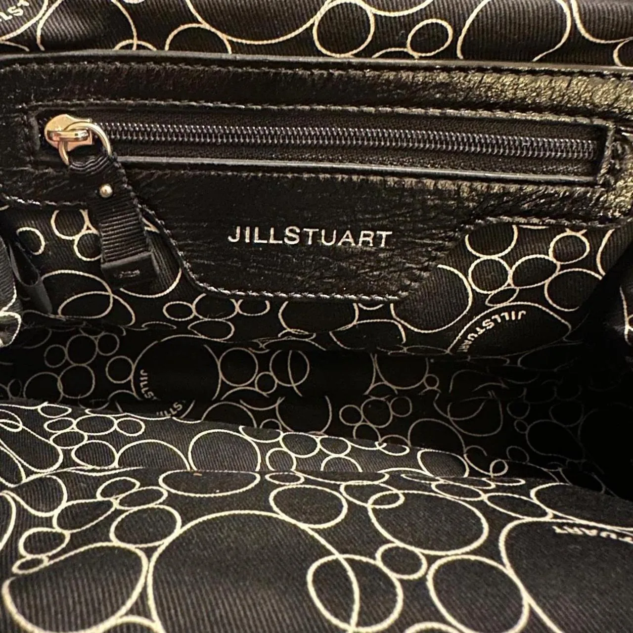 Jill Stuart Navy Leather Clutch Bag, photo 4 of 4