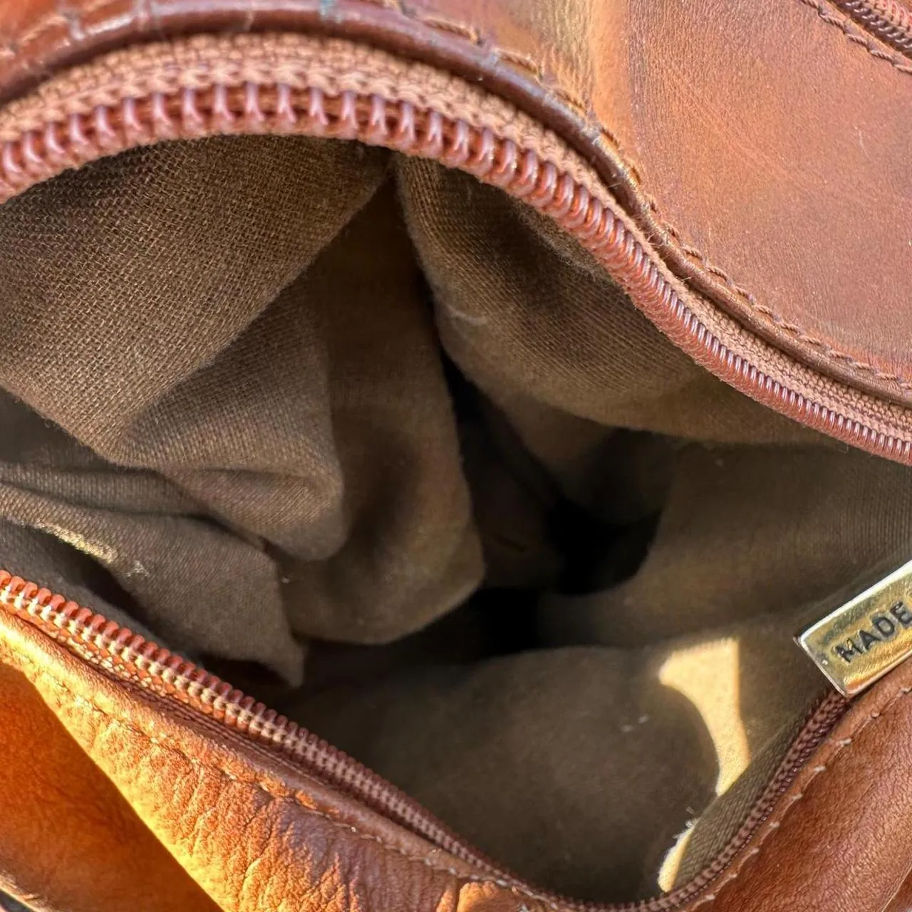 Vintage Valentino Di Paolo Leather Bucket/Backpack Bag, photo 7 of 8