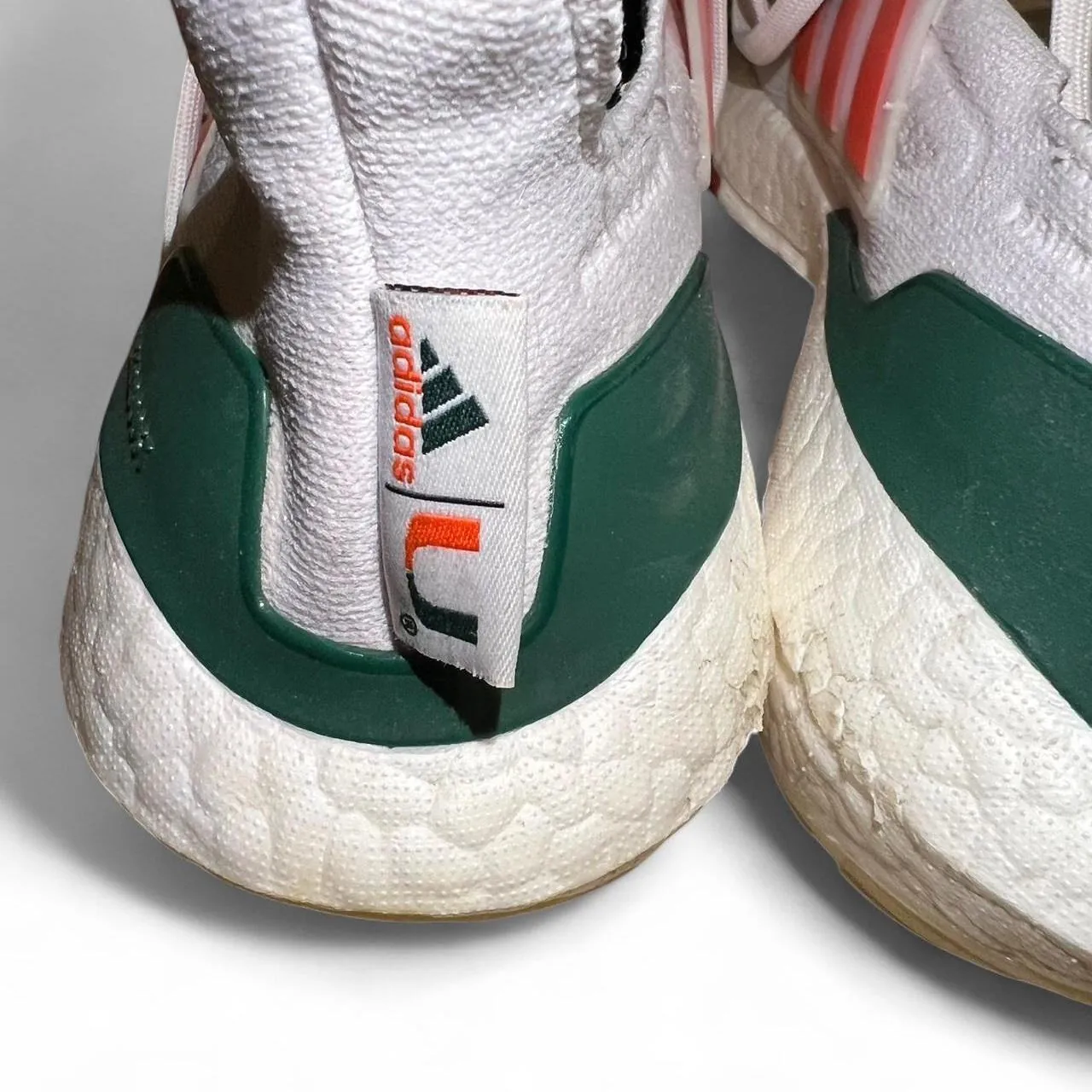 University of Miami Hurricanes Adidas Ultra Boost Sneakers, photo 4 of 7