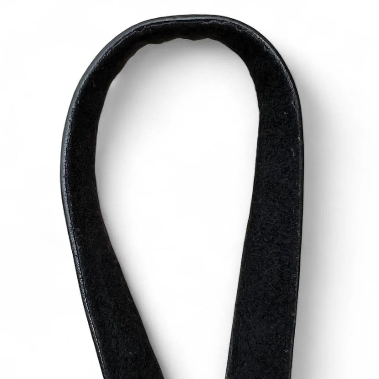 Vintage Black Leather Western Belt with Silver Hardware, photo 3 of 3