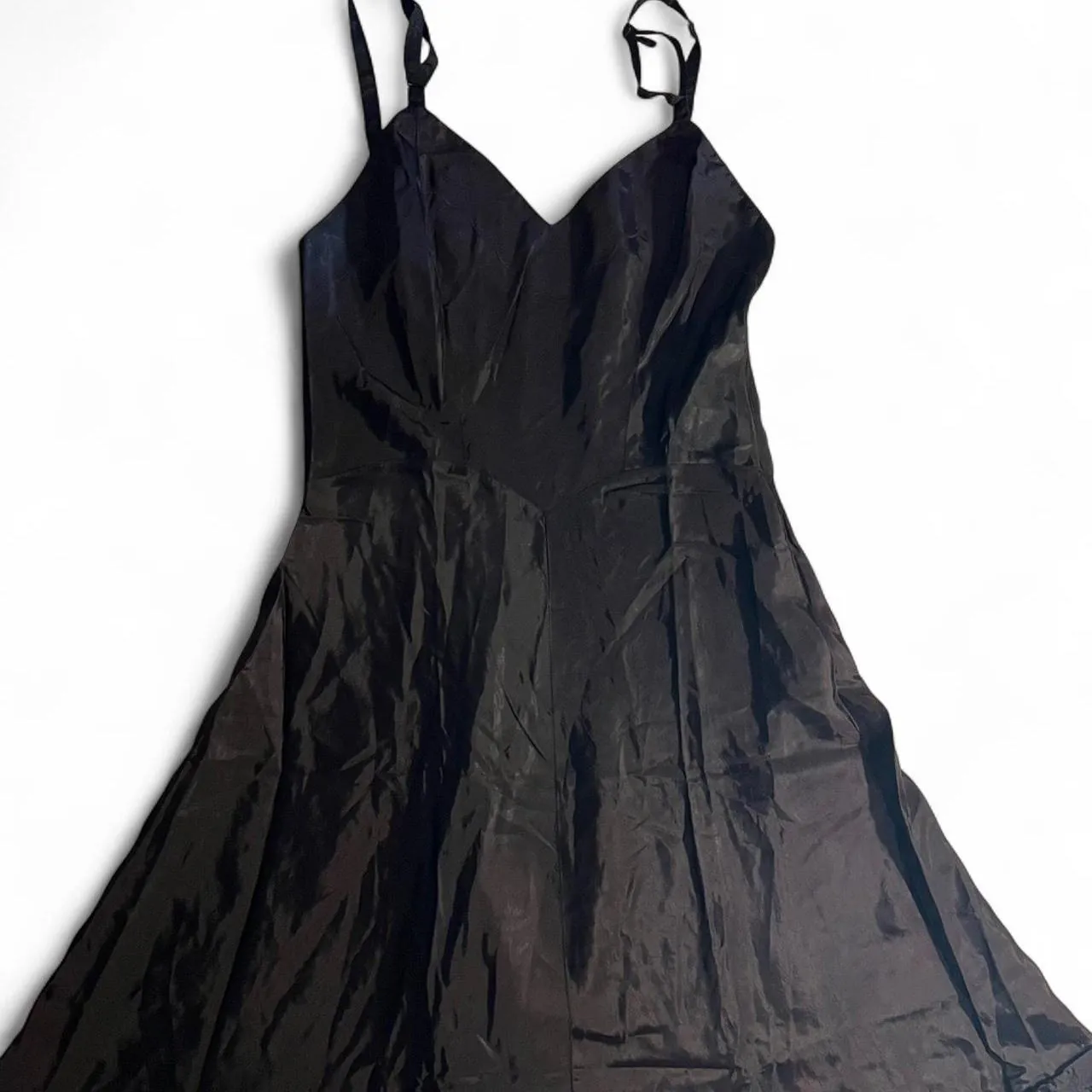 Vintage Light Black Midi Dress, photo 2 of 5