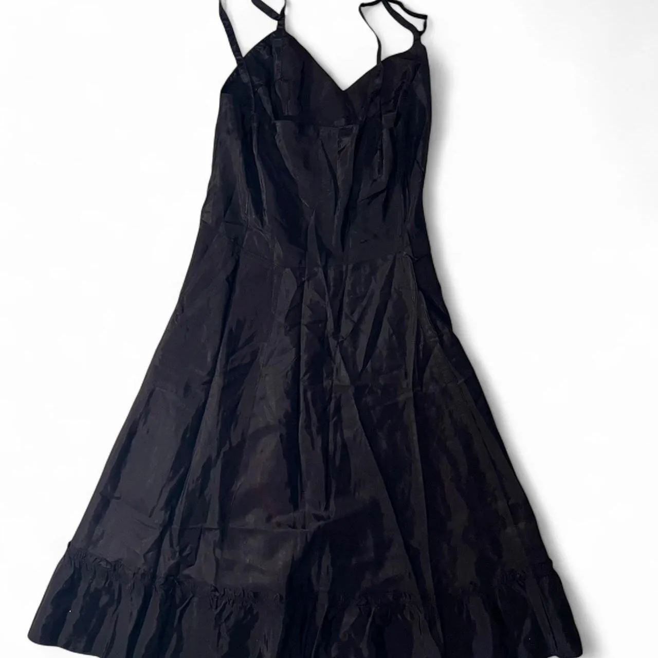Vintage Light Black Midi Dress, photo 4 of 5