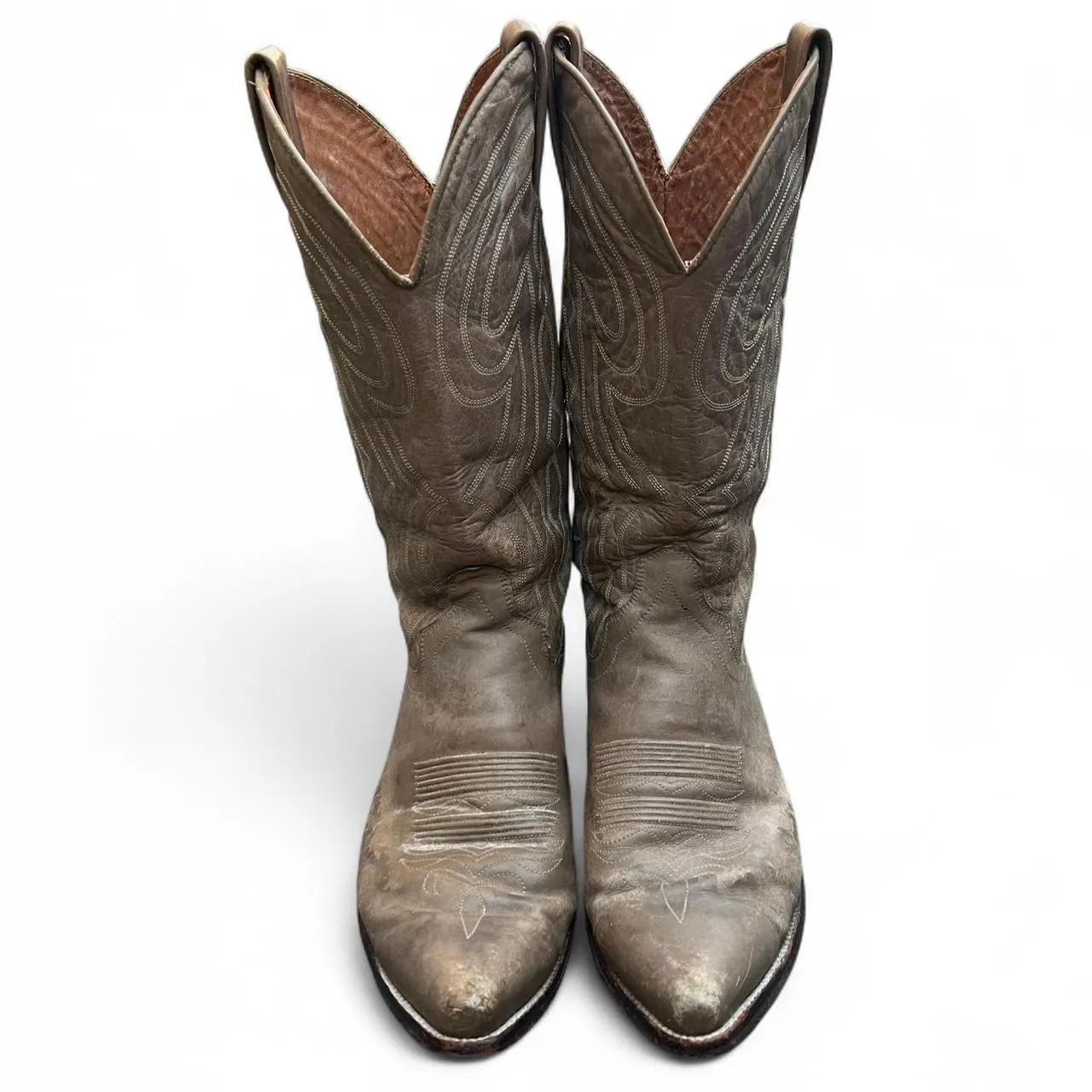 Dan Post Cream Western Cowboy Boots, photo 2 of 5